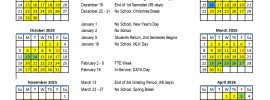 Jackson County Schools District Calendar